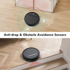 OMESER Robot Vacuum Cleaner and Mop Combo, 3000Pa 2-in-1 Robotic Vacuum with WiFi/App Control, Alexa & Google Assistant Compatible, Smart Pet Hair Vacuum for Hard Floors, Carpets & Rugs